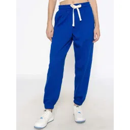Lounge Dreams Blue Plain Joggers-picture-46