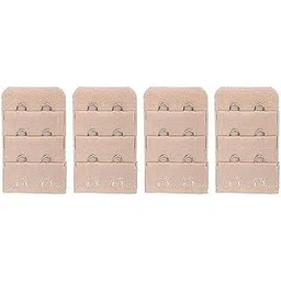 Bra Hook Extender- 2 & 3 Hooks Without Elastic Bra Extensions Combo (Free Size)-image-4