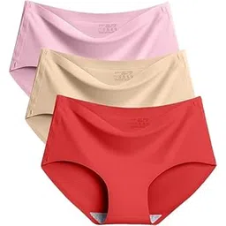 louryn koulyn 3 Pieces Seamless Panty Women – Ice Silk Seamless Panties for Women, No Show Laser Cut Invisible Panties, Ultra-Soft High Waist Panty-picture-22