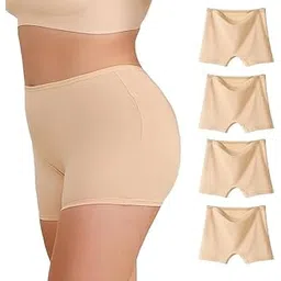 louryn koulyn Ladies Seamless Briefs Comfortable Womens Seamless Stretch Boxer Pants Underwear Women Under Dress Short Underpants-picture-39