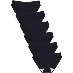 louryn koulyn Women/Girls Seamless Ice Silk Invisible No Show Laser Cut Hipster Underwear Medium Waist Soft and Breathable Printed Panty Set Pack of 6-picture-26