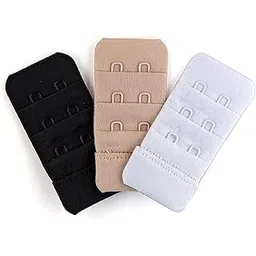 LOURYN KOULYN® Bra Hook Extender- 2 & 3 Hooks Without Elastic Bra Extensions Combo (Free Size)-image-9