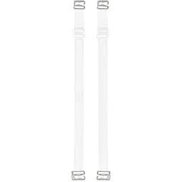 LOURYN KOULYN® Fashion is My Style Women's Transparent Plastic Detachable Transparent Straps Bra Strap Plastic Metal Freesize Pack of 2-picture-31