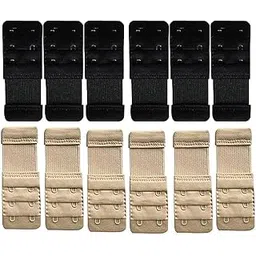 LOURYN KOULYN® Present's Bra Hook Extender-2 Hook 3 Eye–Save Your Bra Increase Band Length Bra Extender Hook_Bra Hooks for Women (with Extra Elastic)-image-12