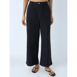 LOV by Westside Black Relaxed-Fit High-Rise Jeans-picture-15