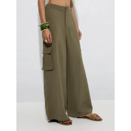 LOV by Westside Olive Cargo-Style High-Rise Pants-picture-21