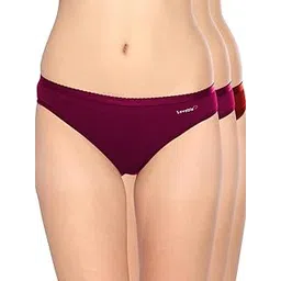lovable Women's Solid Cotton Mid Waist Hipster Panties - Regular Fit Full Coverage - Actual Colors May Vary (Assorted Pack 3) - Cotton Bikini-picture-48