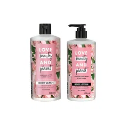 Love Beauty & Planet Murumuru Butter & Rose Body Lotion & Body Wash Set - 400ml each-picture-27