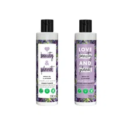 Love Beauty & Planet Smooth & Serene Argan Oil Shampoo with Conditioner - 200ml each-picture-35