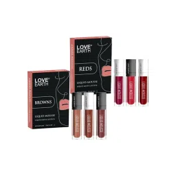 Love Earth Liquid Lipstick Combo - Browns & Reds Collection-picture-13