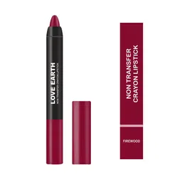 LOVE EARTH Non Transfer Crayon Lipstick - 3.5 g - Firewood-picture-26