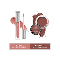 LOVE EARTH Set Of 2 Creamy Matte Lip Cheek Tint Multipot 8g + Gloss It Up Lip Gloss 3ml-picture-14