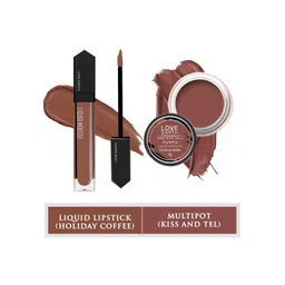 LOVE EARTH Set Of 2 Liquid Mousse Matte Lipstick - 6ml-Lip Tint & Cheek Tint Multipot - 8g-picture-18