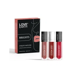 LOVE EARTH Set Of 3 Liquid Lipstick- 2 ml Each-Citrus Cosmo- Hanky Panky- Spicy Sangria-picture-35