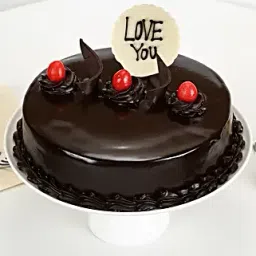 Love You Valentine Truffle Cake Half Kg-picture-36