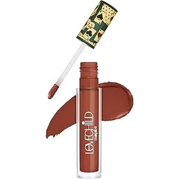 LoveChild Masaba Game On! - Hukum - Liquid Matte Lipstick, Pecan Brown Velvet Smooth, Non-Sticky, Hydrating & Moisturising, Lasts Up to 12 hours, 5Ml-image-4