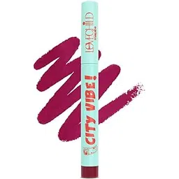 Lovechild Masaba Passport to Plump Lip Crayon | Hydrated Matte Finish | Transfer Proof | City Vibe! (Magenta), 1.4gm-picture-43