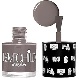 LoveChild Masaba- The Classics! - 11 Baadal - Nail Polish (Greyish) Glossy Finish, 8ml-picture-40