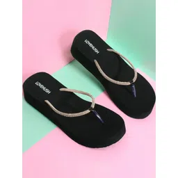 LOVEHUSH Women Canvas Wedge Sandals-picture-16