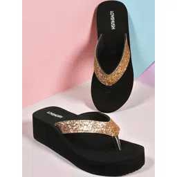 LOVEHUSH Women Synthetic Leather Platform Heels-picture-13