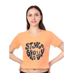 LOVO Women 1 Graphic Print Crop Top image 1