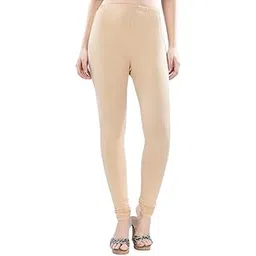 lovo Women's & Girls Premium Stretchable Cotton Churidar Solid Regular Fit 17 Colours Leggings Breathable/Versatile Tights for Women/Drawstring Waistband/Easy to Care Slacks for Kurti. Pack of 1-picture-20