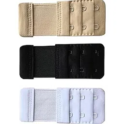 lozora Bra Hook Extender-2 Hook-3 Eye(Extra Elastic) Save Your Bra Band Length-Bra Extensions-Bra Extender Hook-Bra Hook And Eye Bra Combo For Women (LZ-004)-picture-15