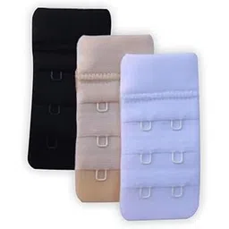 lozora bra hook extender, Soft and Comfortable Bra Strap Extender | Bra Extender Hook-Bra Hooks for Women-Bra Hook and Eye-Bra Hook Extender Combo (Free Size) Pack of 3 (LZ-102)-picture-22