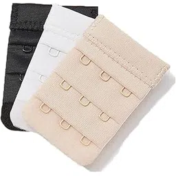 lozora Women's 3-Hook | Bra Extender | White, Black, Beige (Pack of 3) (LZ-068)-picture-11