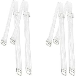 lozora Women's Adjustable Transparent Silicone Bra Straps (Free Size-2pair) (LZ-059)-picture-23