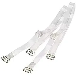 lozora Women's Transparent Plastic Detachable Transparent Straps Bra Strap Plastic Metal Free size Pair -1 (LZ-016)-picture-13