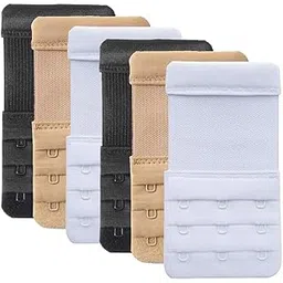lozora YARBAR Women's Bra Extender 3 Hook Bra Extension Strap Soft and Comfortable (6 PCS, 3 Hook 3/4 Inch)-picture-13