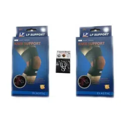 LP Supports S Size Black Knee Support/Cotton Wrist Band, LP 641 (Pack of 2)-picture-35