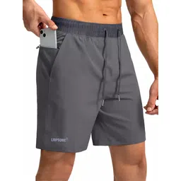 lripsome Solid Men Grey Regular Shorts-picture-23