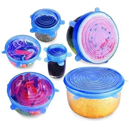 lsari Silicone Stretch and Seal Lids 2.6 inch, 3.7 inch, 4.6 inch, 5.7 inch, 6.5 inch, 7.8 inch Lid Set-picture-12