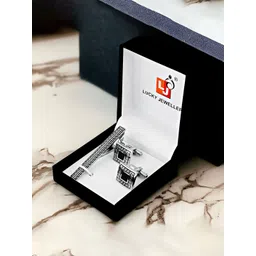 LUCKY JEWELLERY 2-Pcs Silver-Plated Accessory Gift Set-picture-25