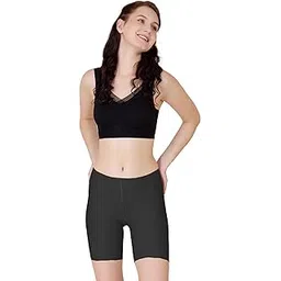 luella Luxury Waist Ice Silk Shapewear Slip Shorts : Elevate Your Look with Tummy Control - Perfect for Women and Girls' Under Dresses/Cycling Shorts-picture-22