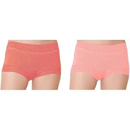 luella Women’s/Girls Elegant Flower Lace Waistband Panty, Cotton Spandex Full Coverage Hipster Panty. Comfort and Style All Day (Pack of 2)-picture-25