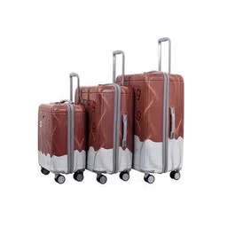 luggero Set of 3 Men Typographic Print Trolley Bags-picture-36