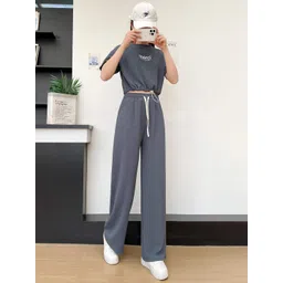 Lugo Round Neck T-Shirt With Trousers Co-Ords-picture-14