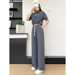 Lugo Women Solid Co-ord Set-picture-25