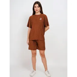 Lugo Women Solid Cotton Co-Ords Set-picture-35