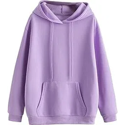 luipui Women's Cotton Solid Hooded Neck Hoodie-picture-35
