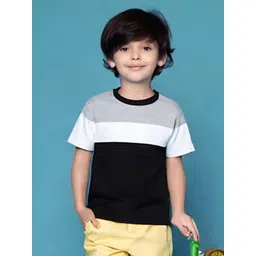 Luke & Lilly Boys Colourblocked Applique T-shirt-picture-17