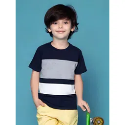 Luke & Lilly Boys Colourblocked Applique T-shirt image 1