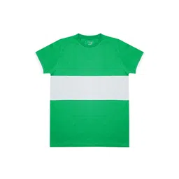 Luke & Lilly Boys Green & White Colourblocked Round Neck T-shirt-picture-20