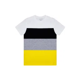 Luke & Lilly Boys Multicoloured Colourblocked Round Neck T-shirt-picture-19
