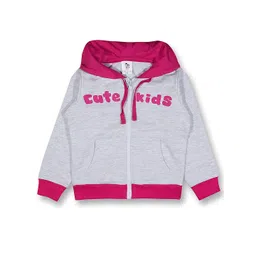 Luke & Lilly Boys Printed Hooded Pure Cotton Front-Open Sweatshirt-picture-24