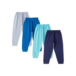 Luke & Lilly Infant Boys Pack Of 4 Pure Cotton Relaxed-Fit Joggers-picture-18