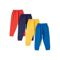 Luke & Lilly Infant Boys Pack Of 4 Pure Cotton Relaxed-Fit Joggers-picture-30
